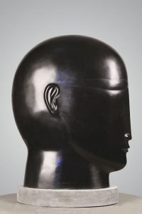Black Head w Glasses Large