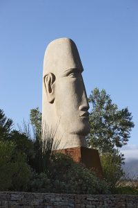 Anton Smit Sculpture Sandstone Head