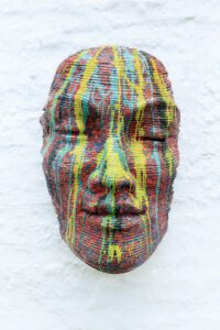 Faith Mask Medium Purple Yellow