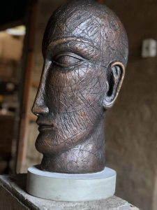 Astronomers Head Bronze