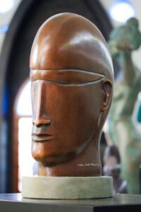 BLACK HEAD WITH GLASSES BROWN b