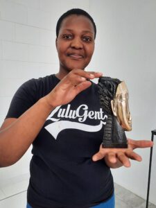 african queen collectable in hand