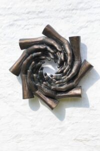 Whirlwind Wall mounted bronze 2