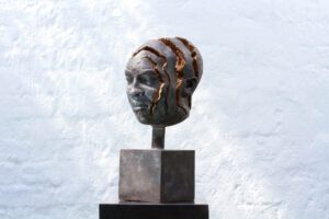NUBIAN HEADS Bronze AntonSmit collectable sculpture art
