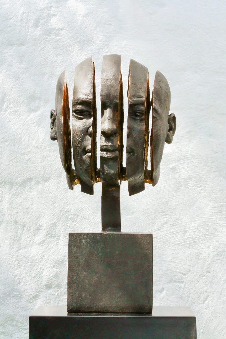 Nubian heads AntonSmit collectable sculpture art