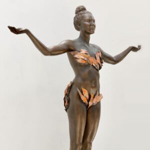 IN MOMENT SERIES LEAF II AntonSmit collectable sculpture art