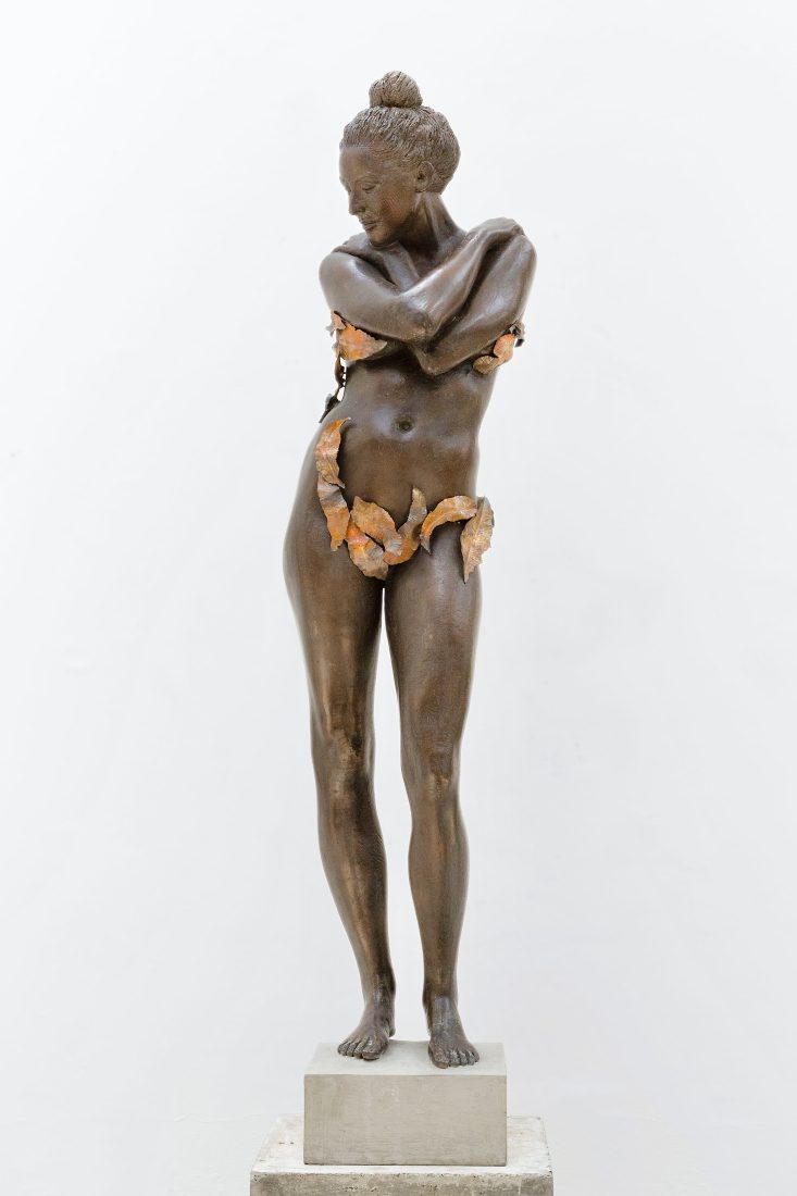 IN MOMENT SERIES – LEAF – VI AntonSmit collectable sculpture art