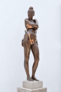 IN MOMENT SERIES – LEAF – VI AntonSmit collectable sculpture art