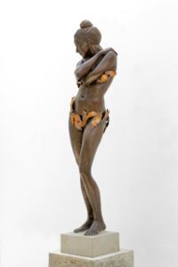 IN MOMENT SERIES – LEAF – VI AntonSmit collectable sculpture art