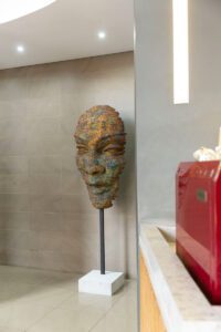 FAITH MASK LARGE FREE STANDING 3